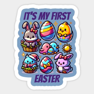 It's My First Easter! Sticker